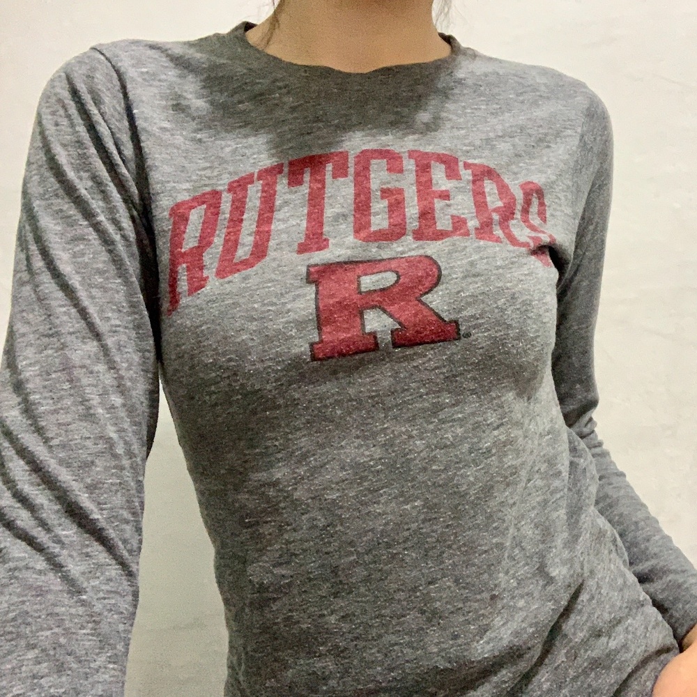 Rutgers Grey Long Sleeve Shirt